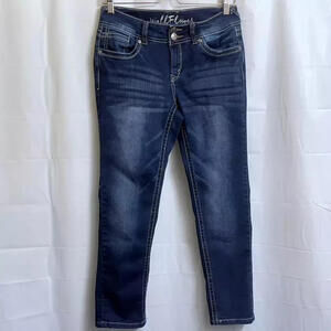 WallFlower Crop Jeans Women's Size 7 Blue 24" Inseam